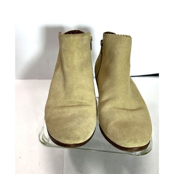 Jack Rogers Tan Suede Ankle Boots Booties Size 10 M Bailee Camel - Picture 3 of 12